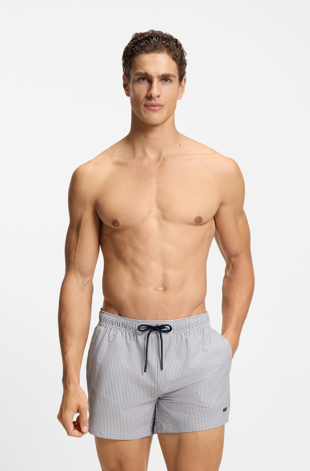 Calções de banho listrados BOSS