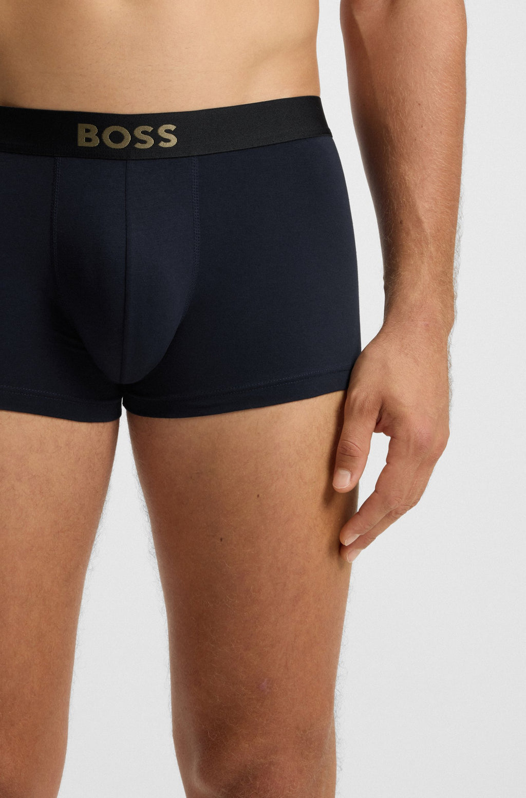Pack de três boxers em algodão elástico BOSS