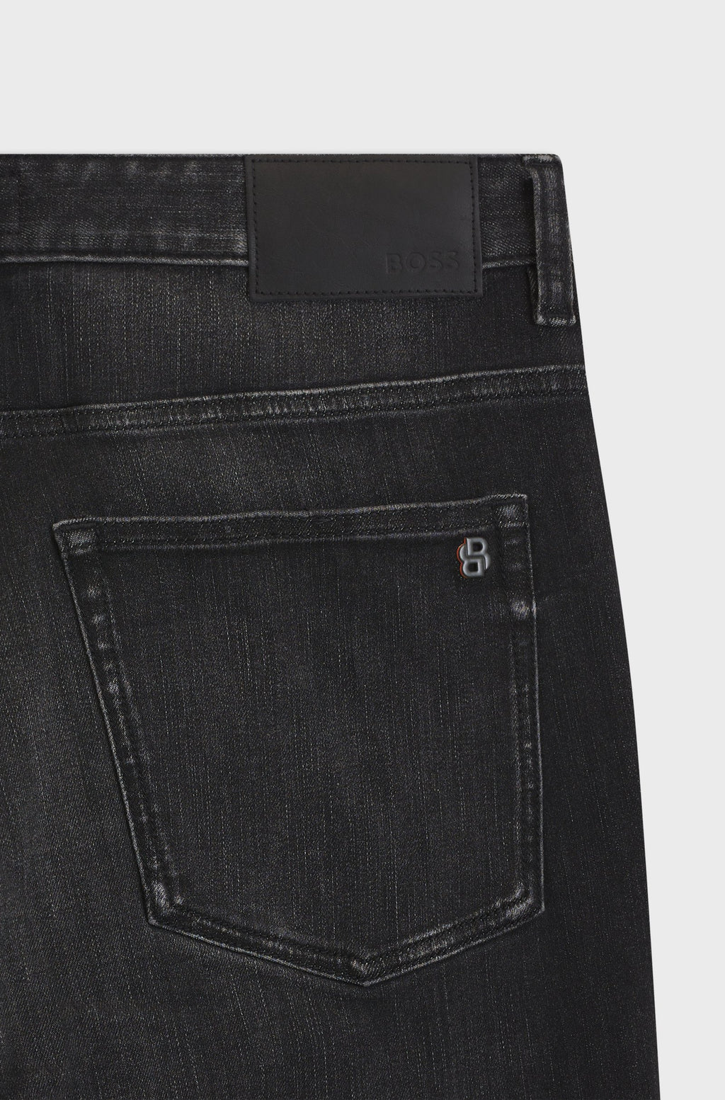 Jeans Black Delaware Full Motion BOSS