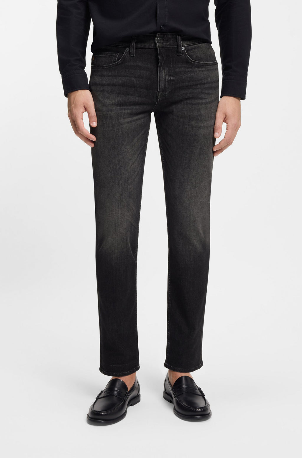 Jeans Black Delaware Full Motion BOSS