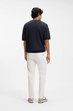 T-shirt de malha com estrutura canelada BOSS