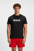 T-shirt com estampa do logótipo BOSS