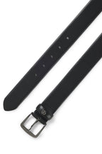 Cinto BOSS em couro italiano com monograma Double B