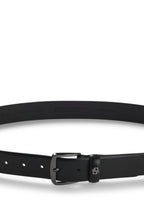 Cinto BOSS em couro italiano com monograma Double B