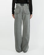 Jeans wide leg cinza Eleh