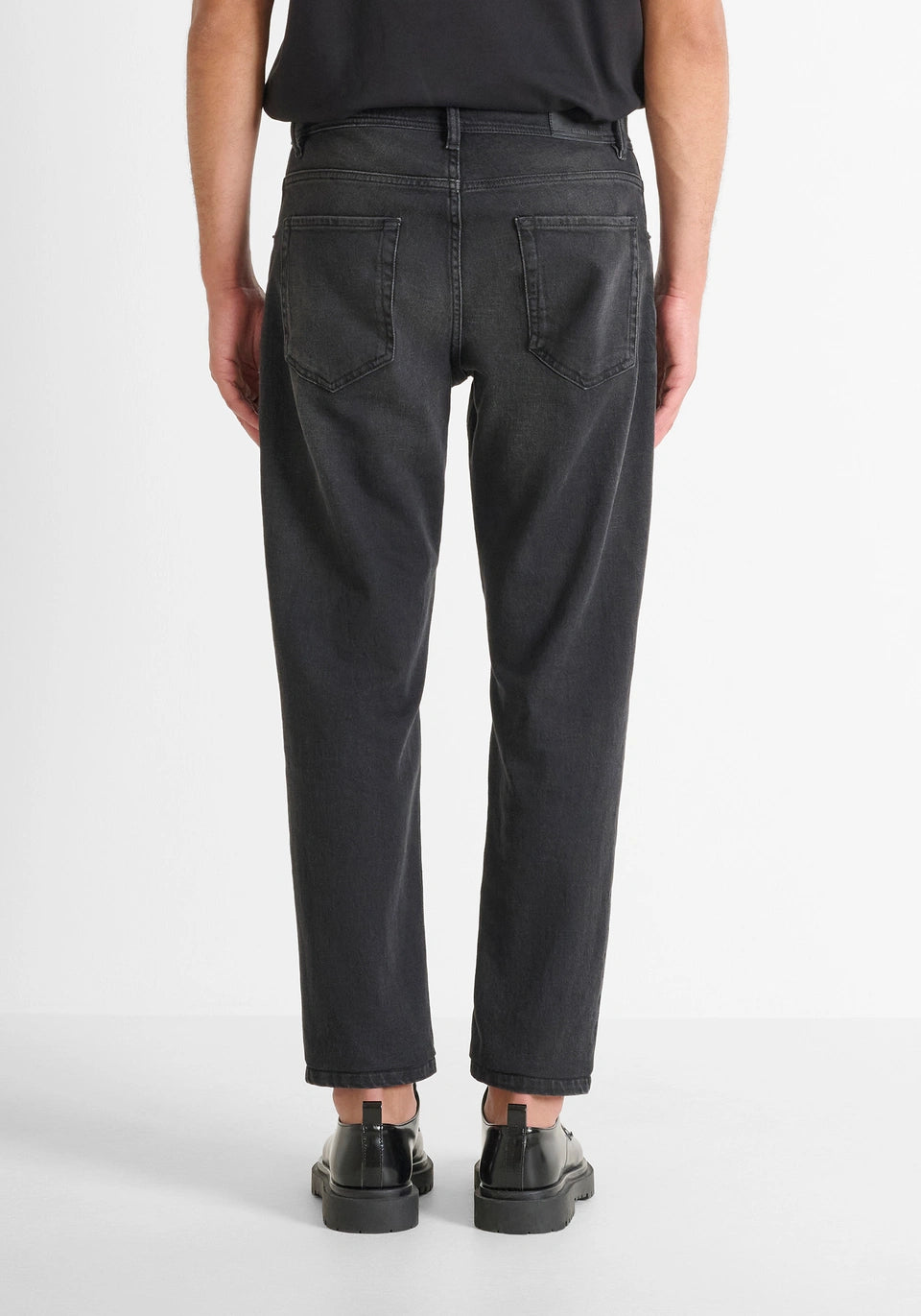 vista costas Jeans de ganga slim fit cinza escuro Antony Morato