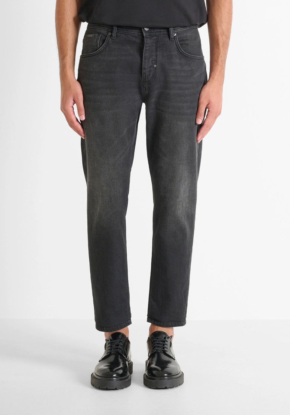 Jeans de ganga slim fit cinza escuro Antony Morato