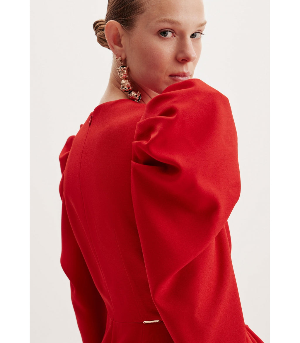 Vestido com decote formato de coração LANÇA PERFUME