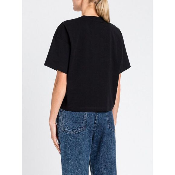 T-shirt com estampa diamante e brilhos TWINSET ACTITUDE