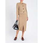 Saia midi com racha frontal TWINSET ACTITUDE