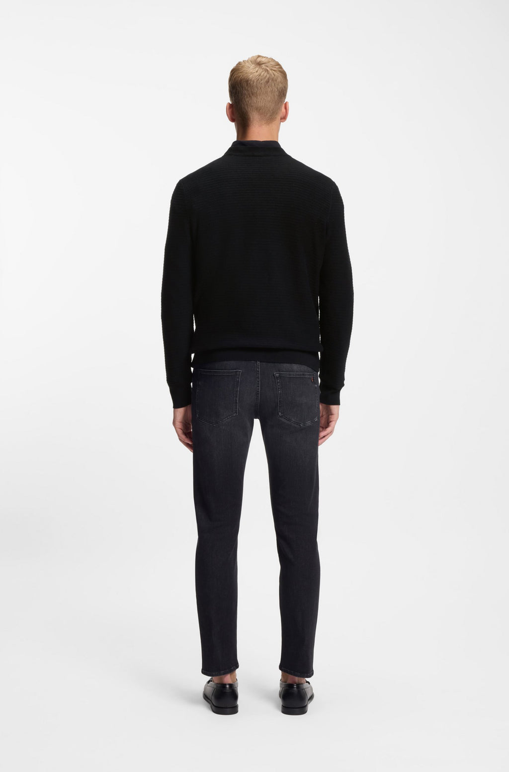 Camisola estruturada em algodão e caxemira