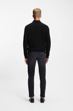 Camisola estruturada em algodão e caxemira