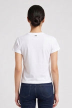 T-shirt com logo em strass MARKUP