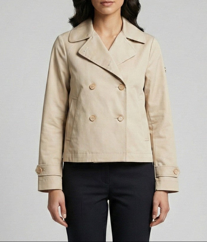 Trench curto de abotoamento duplo MARKUP