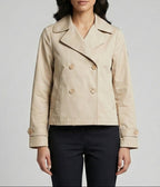 Trench curto de abotoamento duplo MARKUP