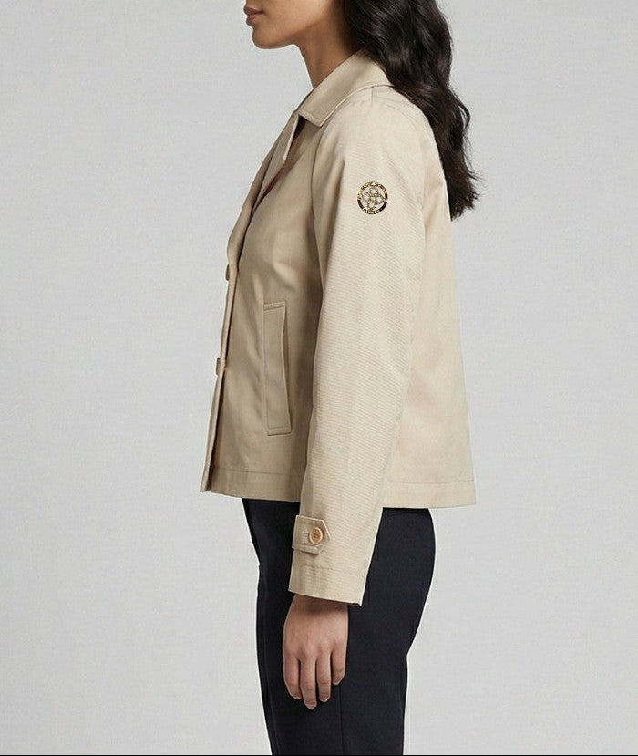 Trench curto de abotoamento duplo MARKUP