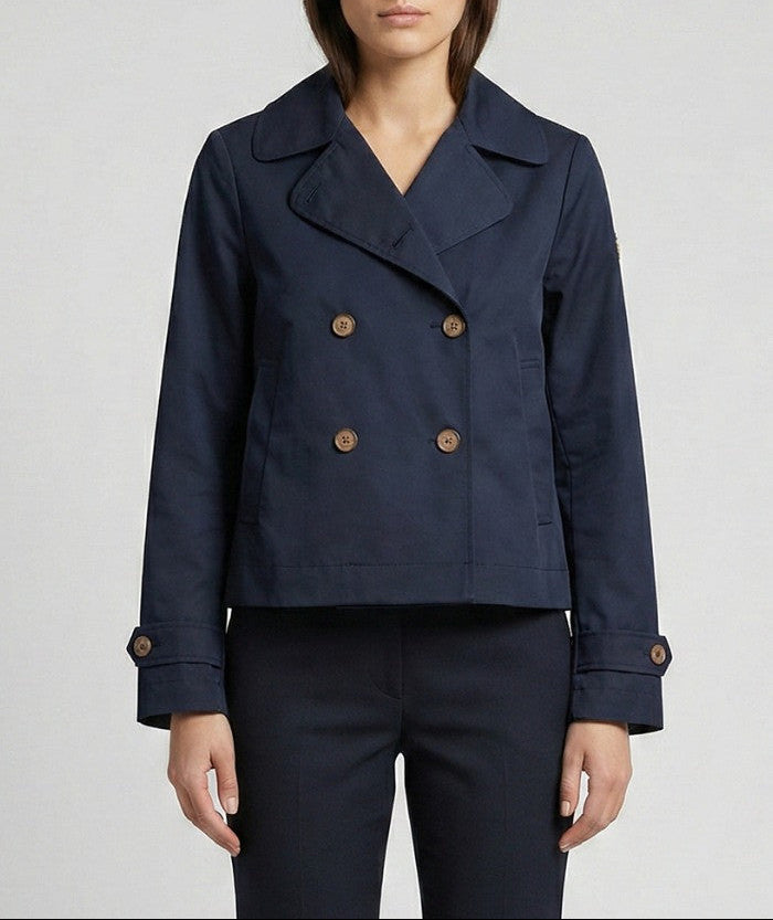 Trench curto de abotoamento duplo MARKUP
