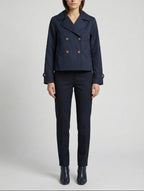 Trench curto de abotoamento duplo MARKUP