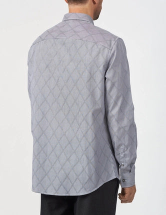 Camisa padrão com losangos Armani Exchange