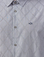 Camisa padrão com losangos Armani Exchange