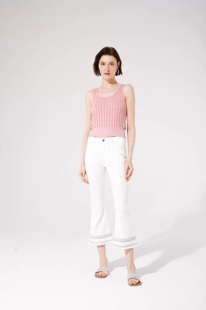 Jeans com bordado GOA GOA