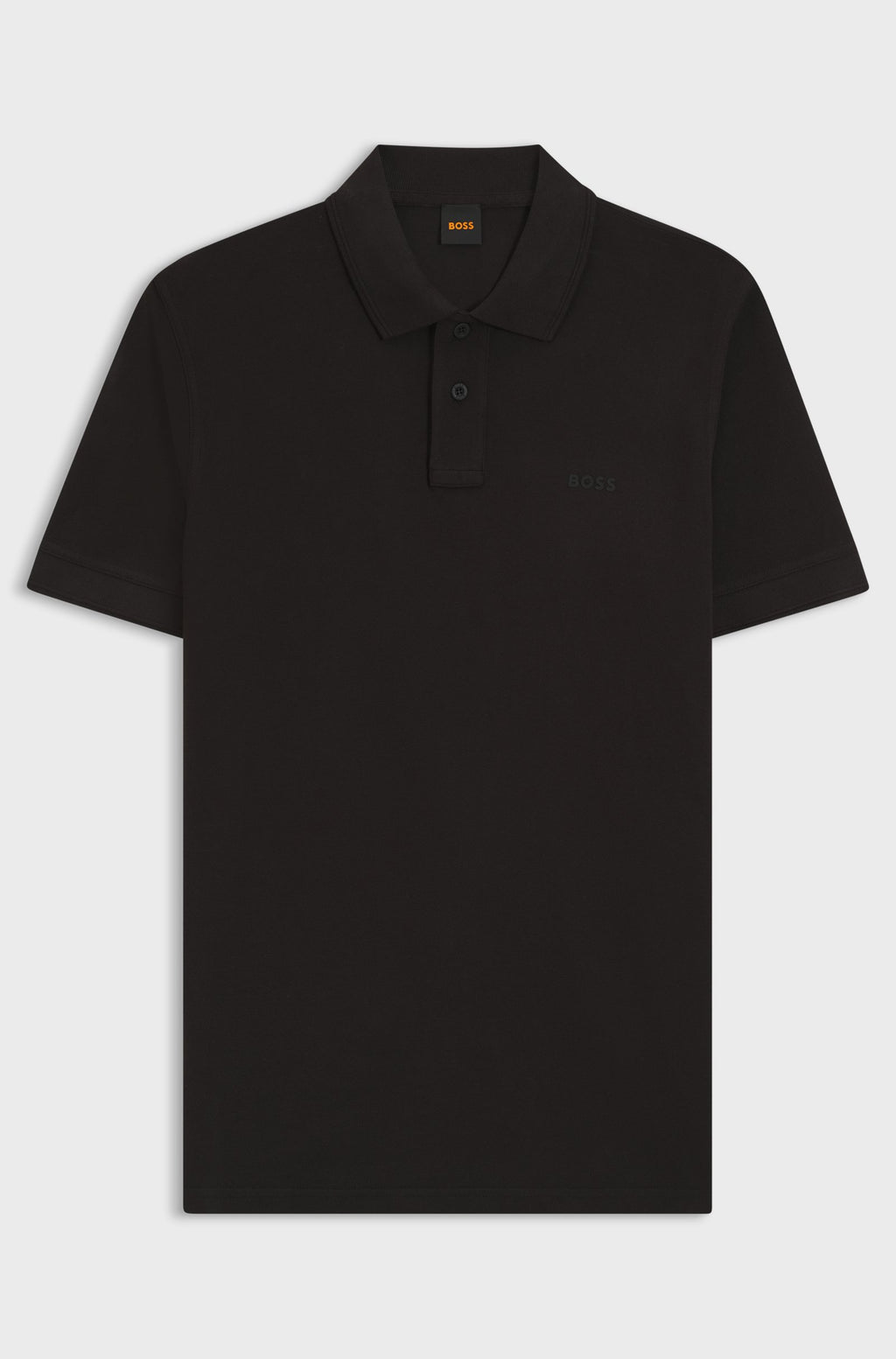 Polo Algodão Piqué com Logotipo Estampado BOSS - fundo branco