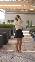 Cardigan com babados FRACOMINA