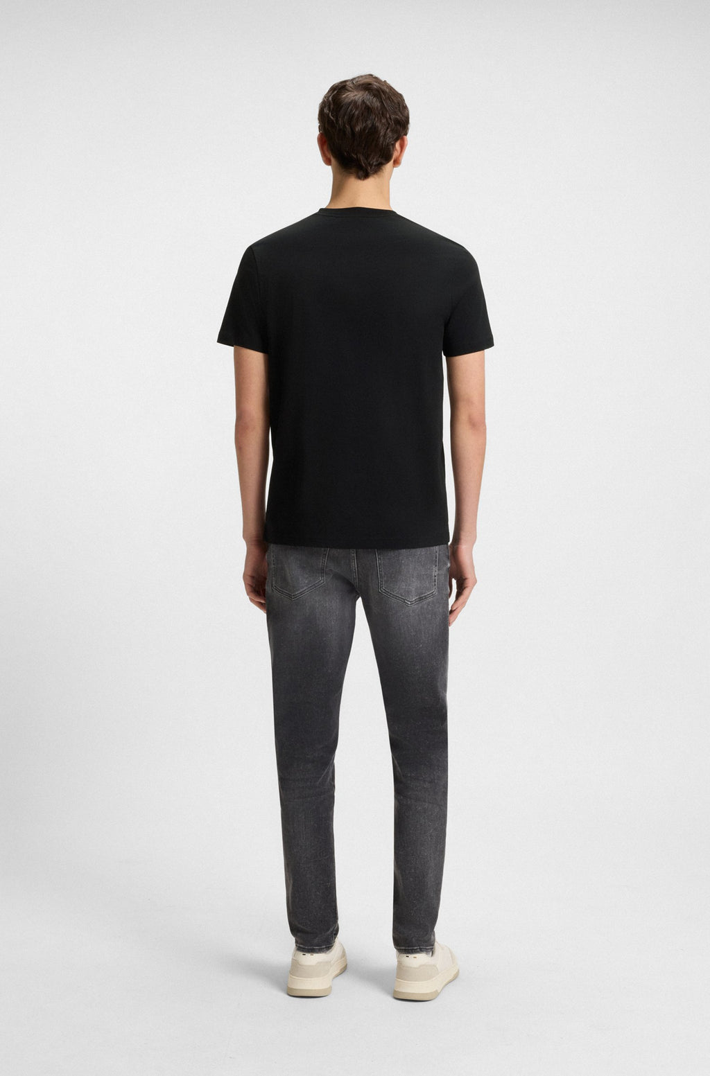T-shirt em algodão da marca boss - vista costas