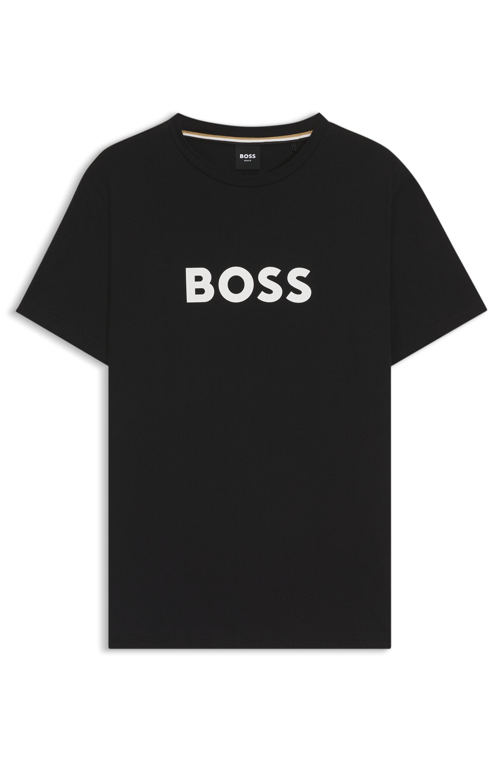 T-shirt estampa logótipo BOSS - preto 3