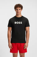 T-shirt estampa logótipo BOSS - preto 1