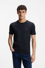 T-shirt logótipo tonal BOSS - preto slim fit