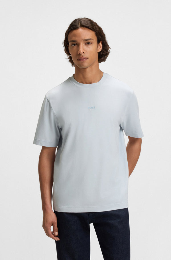 T-shirt em algodão elástico com logótipo