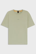 T-shirt em algodão elástico com logótipo