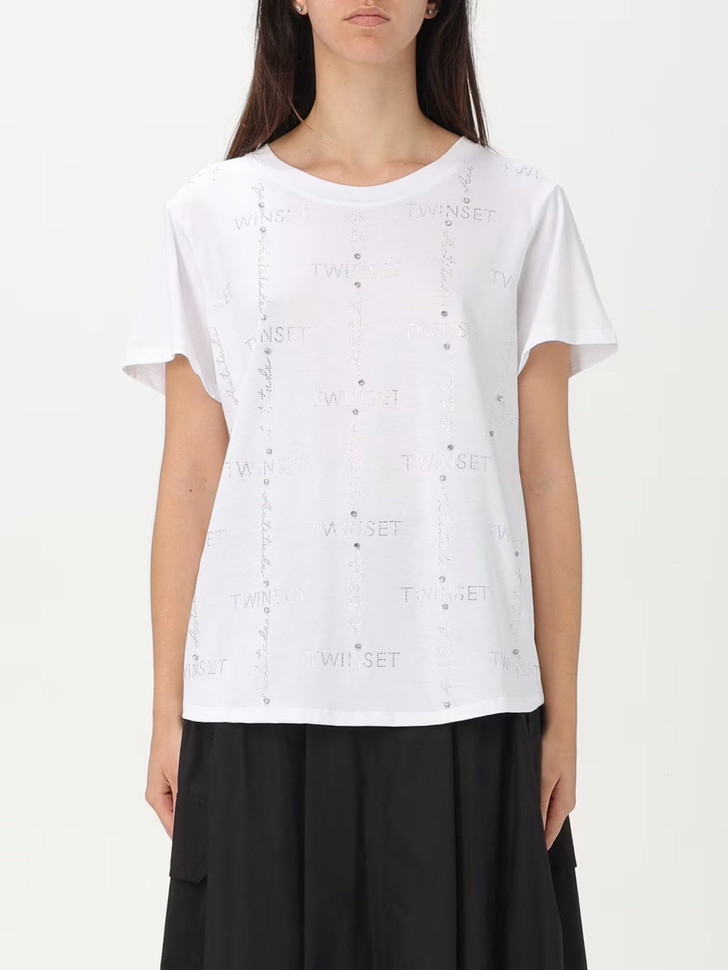 T-shirt brilhantes TWINSET ACTITUDE