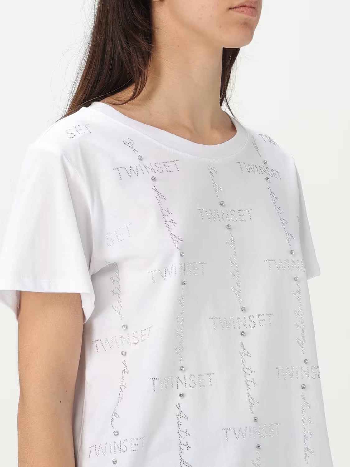 T-shirt brilhantes TWINSET ACTITUDE