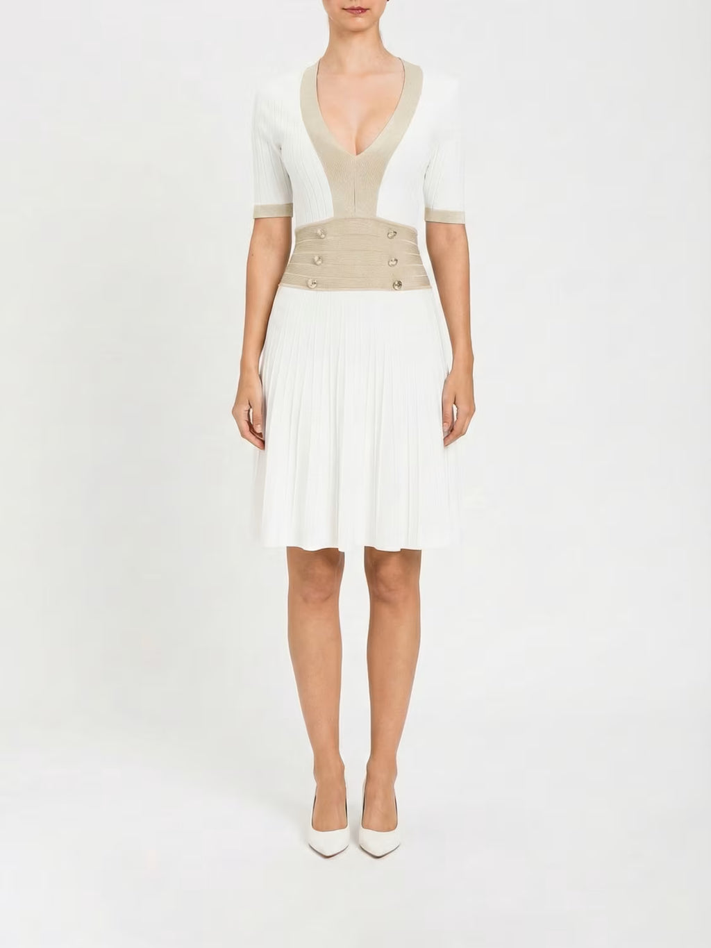 Vestido com lurex TWINSET