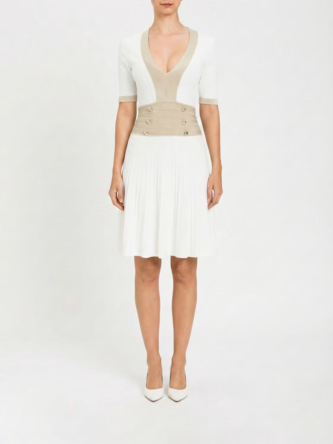 Vestido com lurex TWINSET