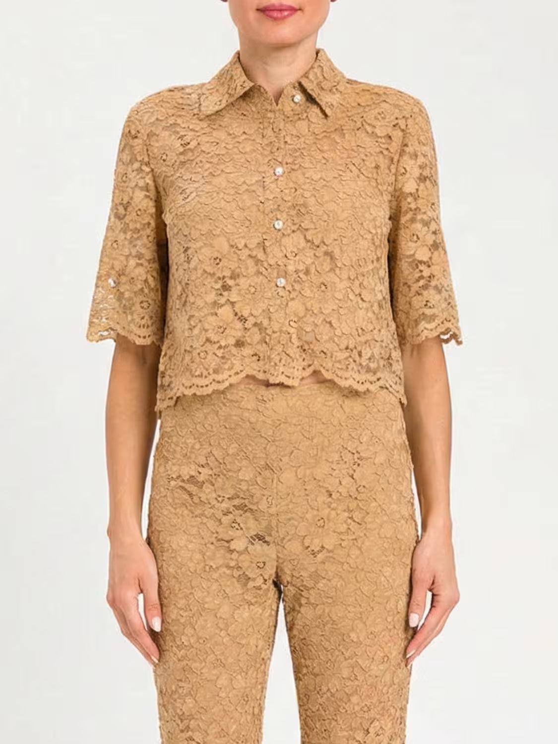 Camisa de renda floral TWINSET