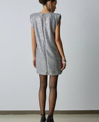 Vestido curto lantejoulas BSB