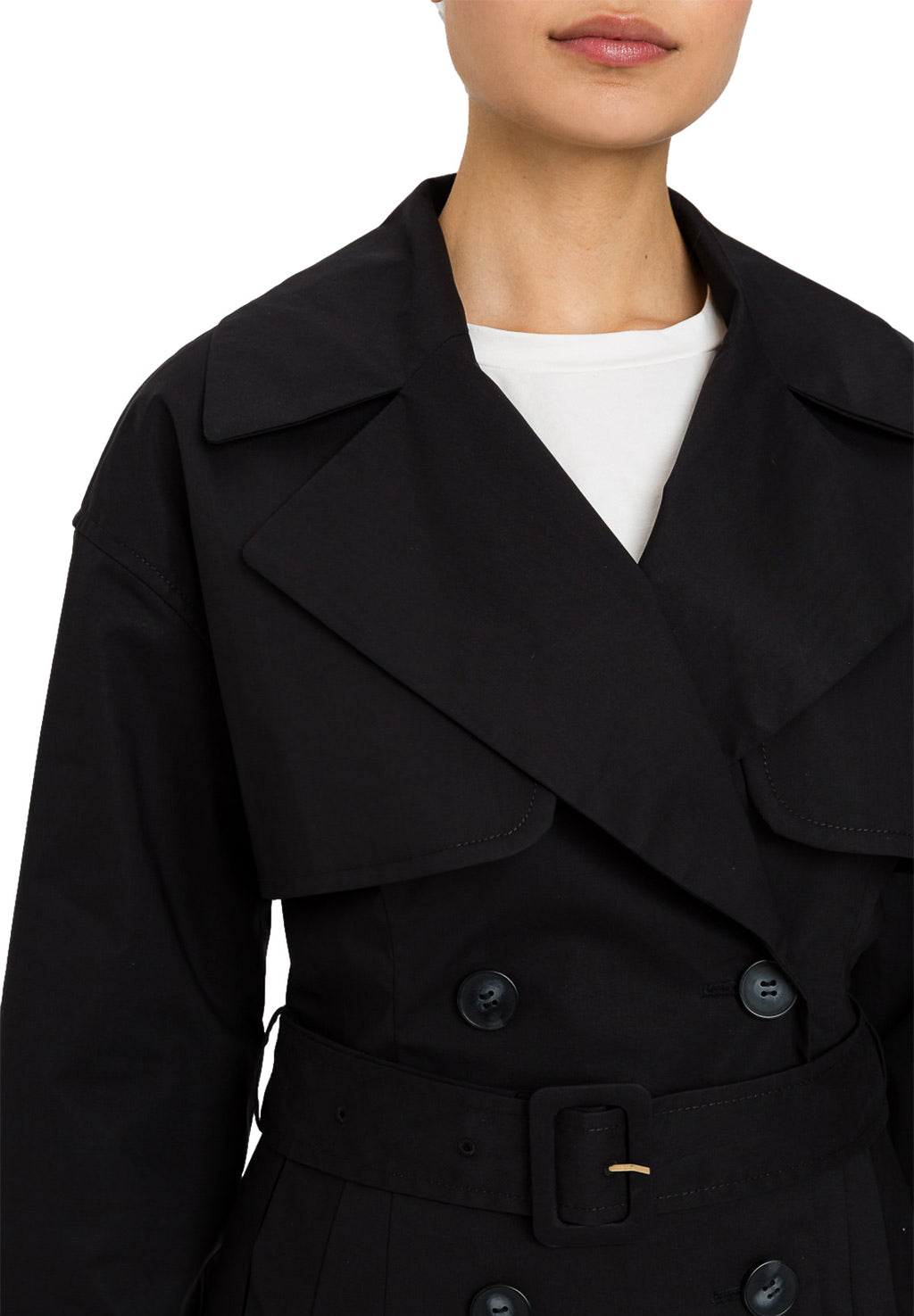Trench coat abotoamento duplo TWINSET